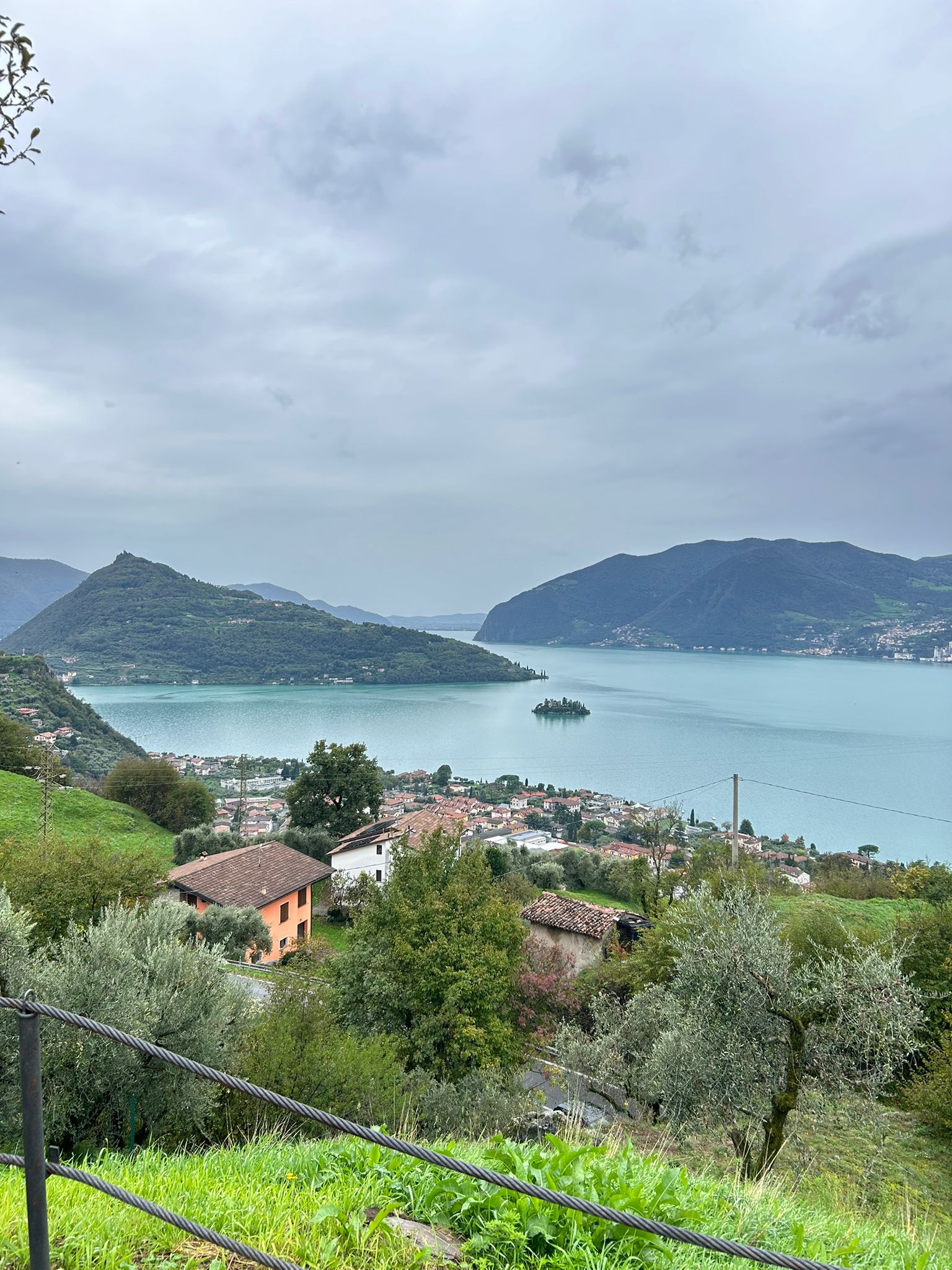 Italian lake shoreline